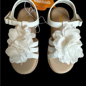 Gymboree White Floral Kids Sandals